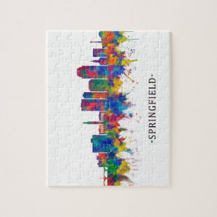 Puzzle Skyline de Springfield Massachusetts