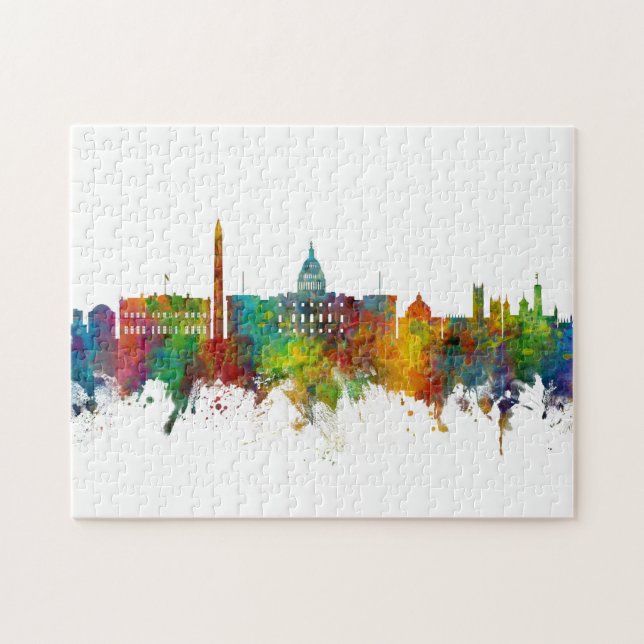 Puzzle Skyline de Washington DC (Horizontal)