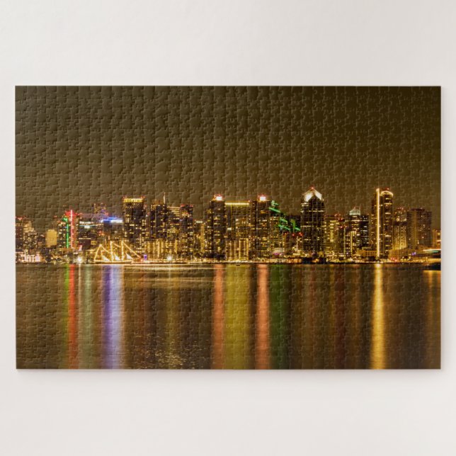 Puzzle Skyline en el centro de San Diego (Horizontal)