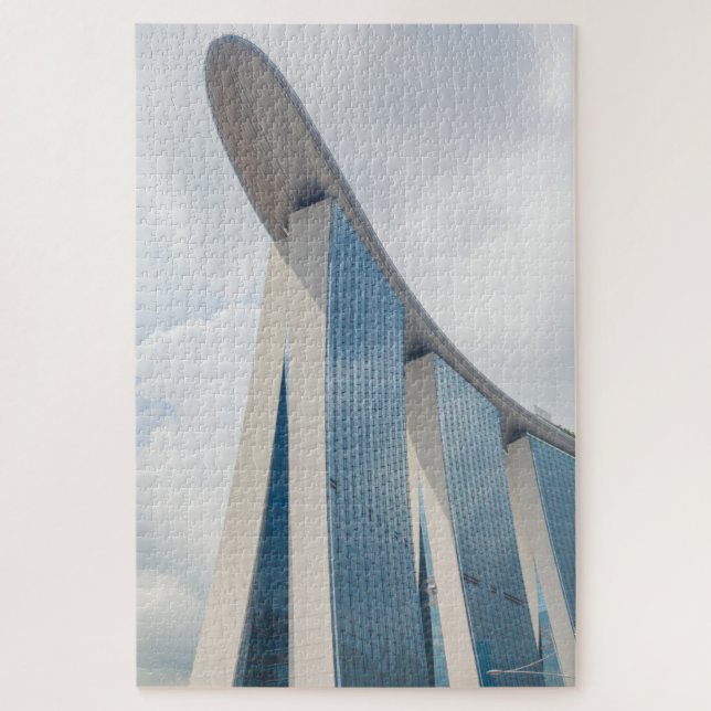 Puzzle Skyline Marina Bay Sands Singapore 1000 piezas (Vertical)