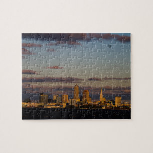 Puzzle Skyline Panoramic Cleveland