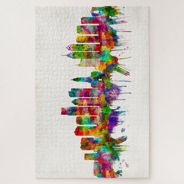 Puzzle Skyline Philadelphia Pennsylvania (Vertical)