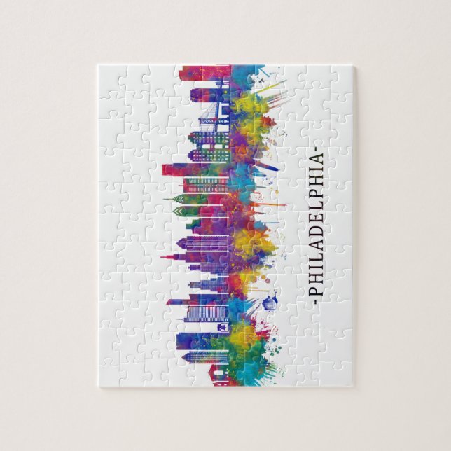 Puzzle Skyline Philadelphia Pennsylvania (Vertical)