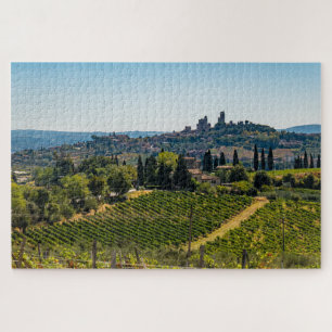 Puzzle Skyline San Gimignano, Toscana, Italia