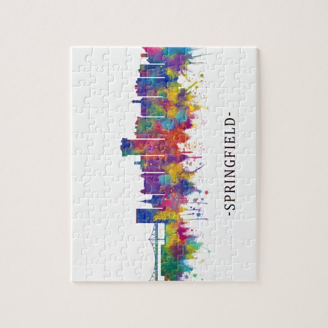 Puzzle Skyline Springfield Missouri (Vertical)