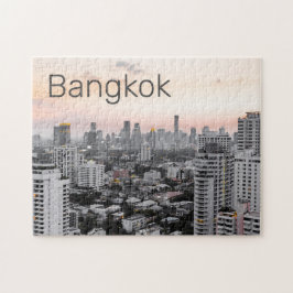 Puzzle Skyline Sunset Panorama BKK Tailandia