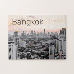 Puzzle Skyline Sunset Panorama BKK Tailandia