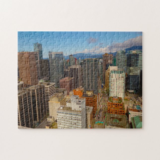 Puzzle Skyline Vancouver. (Horizontal)