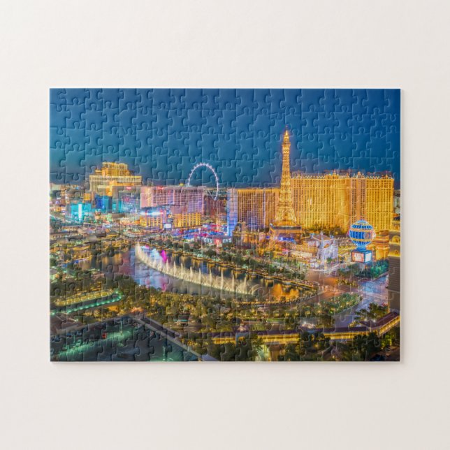 Puzzle Skyline Vegas Vac Mejor Vista de Las Vegas Skyline (Horizontal)