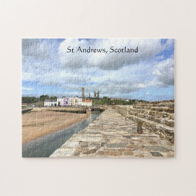 Puzzle Skyline y Pier de St Andrews, Fife, Escocia (Horizontal)