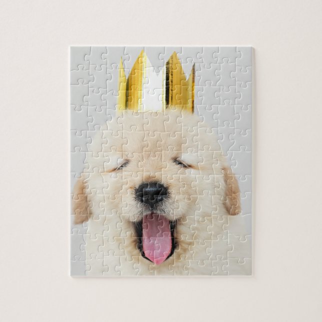 Puzzle Sleepe Royal Puppy con Corona (Vertical)