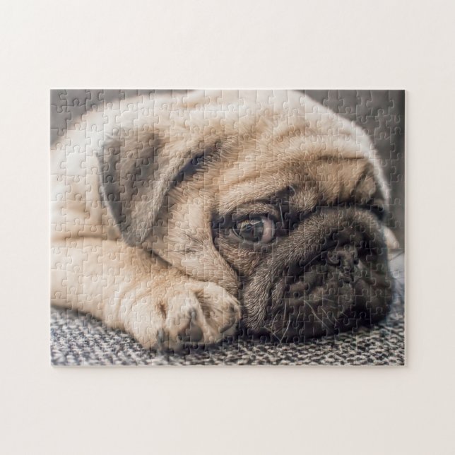 Puzzle Sleepy Pug (Horizontal)