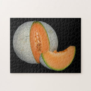 Puzzle Sliced Cantaloupe Melon