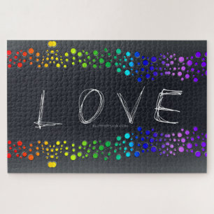 Puzzle SlipperyJoe amor burbujas rojo naranja verde amari