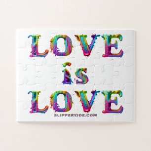 Puzzle SlipperyJoe el amor es amor goteando dinámico derr