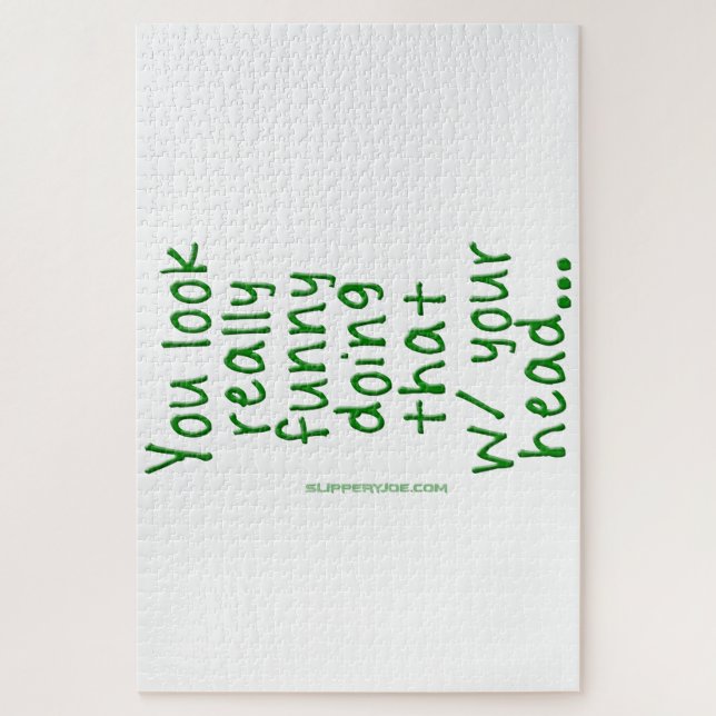 Puzzle SlipperyJoe está haciendo eso con tu cabeza. (Vertical)