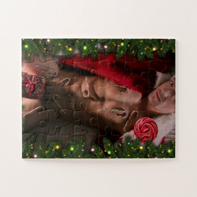 Puzzle SlipperyJoe torso macho 6 paquete estomacal torso  (Horizontal)