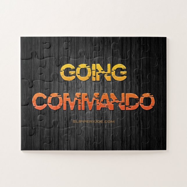 Puzzle SlipperyJoe va de comando de naranja amarillo bl (Horizontal)