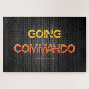 Puzzle SlipperyJoe va de comando de naranja amarillo bl