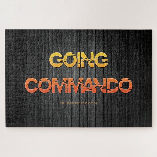 Puzzle SlipperyJoe va de comando de naranja amarillo bl (Horizontal)