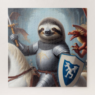 Puzzle Sloth Knight contra los dragones