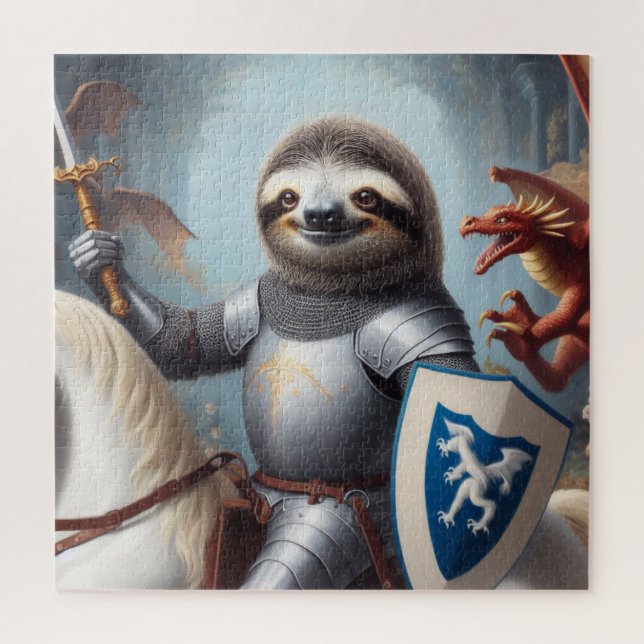 Puzzle Sloth Knight contra los dragones (Vertical)