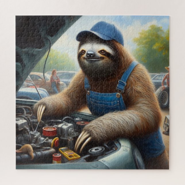 Puzzle Sloth Mechanic (Vertical)
