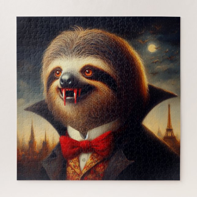Puzzle Sloth Vampire (Vertical)