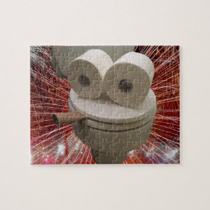 Puzzle Smiling Toilet Face