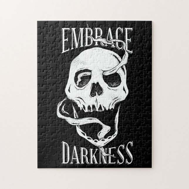 Puzzle Smoke Skull (Vertical)