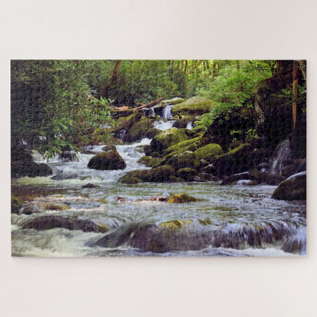 Puzzle Smoky Mountain Stream - 20x30 (Horizontal)