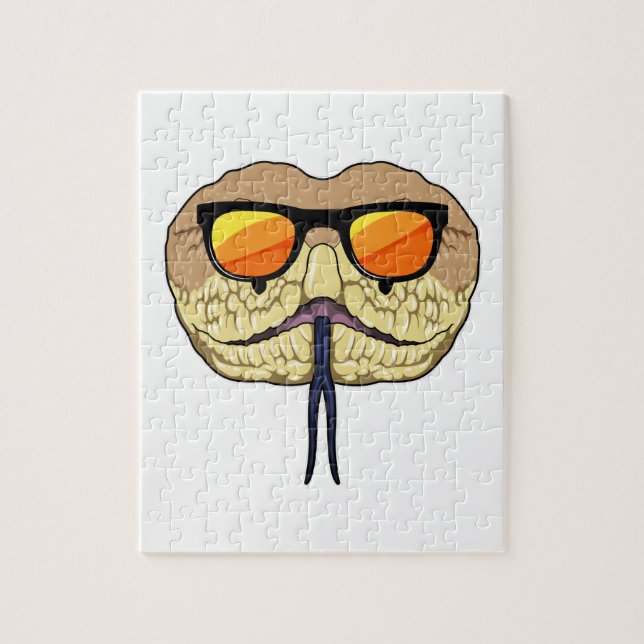 Puzzle Snack con gafas de sol (Vertical)