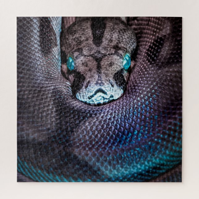 Puzzle Snake boa anaconda python reptile piel de serpient (Vertical)