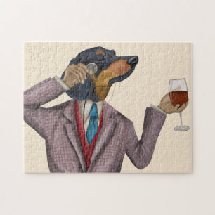 Puzzle Snob de vino de Dachshund