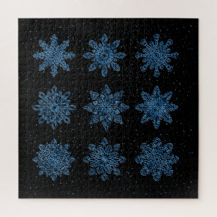 Puzzle Snow Flakes Jigsaw Puzzle,676 pcs