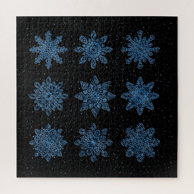 Puzzle Snow Flakes Jigsaw Puzzle,676 pcs (Vertical)