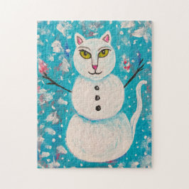 Puzzle Snow Kitty