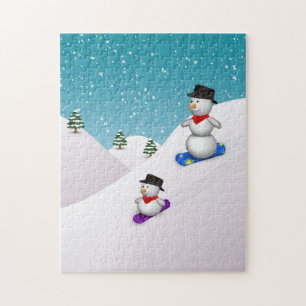 Puzzle Snowboarding Cuidada