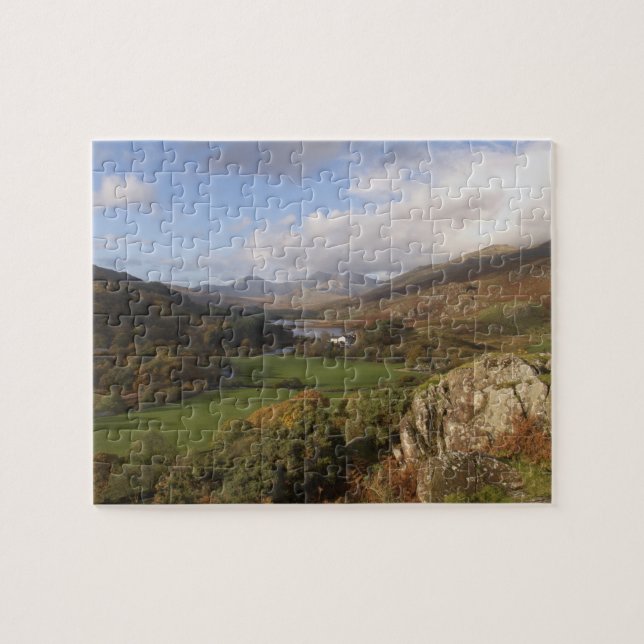 Puzzle Snowdon desde Capel Curig, Gwynedd, Gales (RF) (Horizontal)