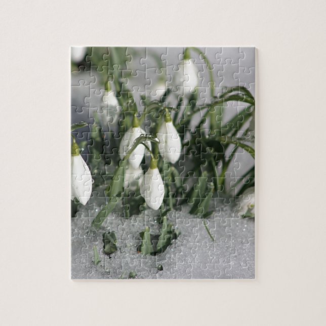 Puzzle Snowdrop (Vertical)