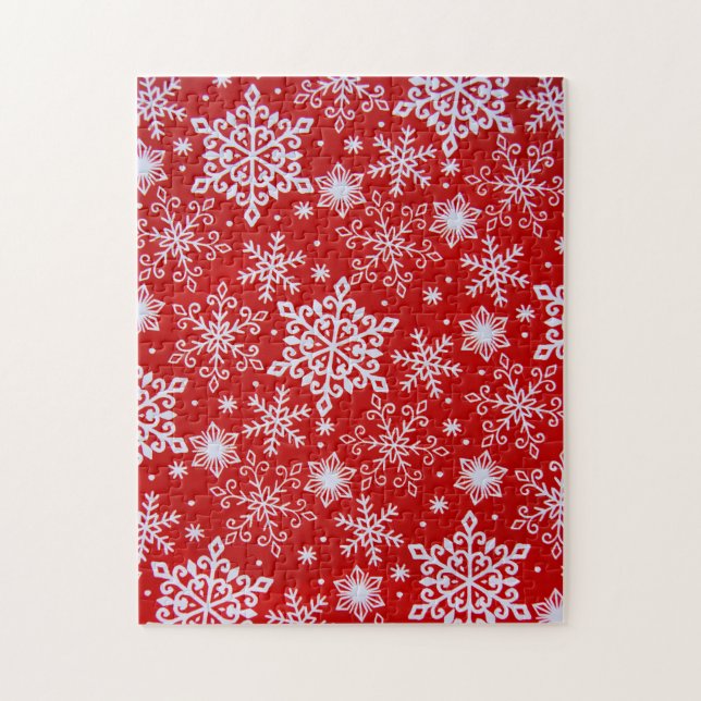 Puzzle Snowflakes (Vertical)