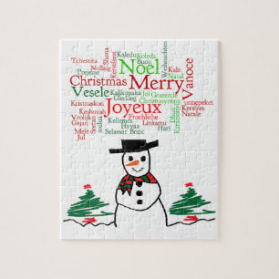 Puzzle Snowman