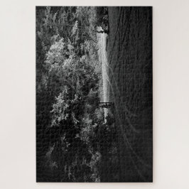 Puzzle Snowy Forest at Night