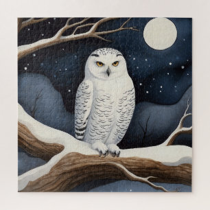 Puzzle Snowy Owl