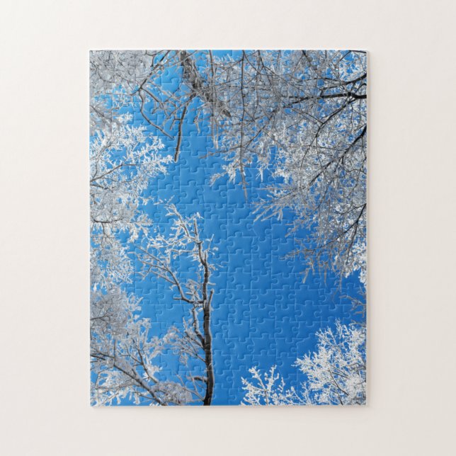 Puzzle Snowy Winter Scene (Vertical)