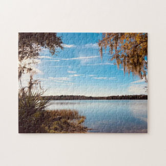Puzzle Sobre el lago