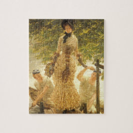 Puzzle Sobre el Támesis de James Tissot, el realismo vint