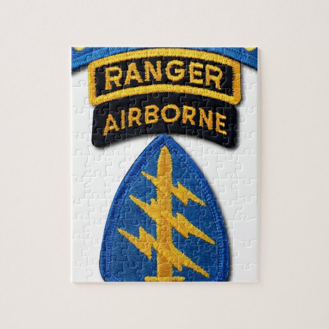 Puzzle SOF SFG SOC de las boinas verdes SF del grupo de (Vertical)