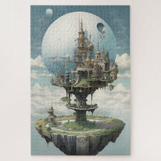 Puzzle Soft colored Surreal Fantasy world