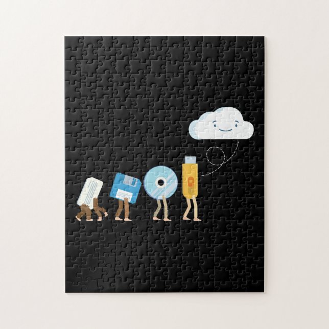 Puzzle Software de ingeniero geek divertido de ingeniería (Vertical)